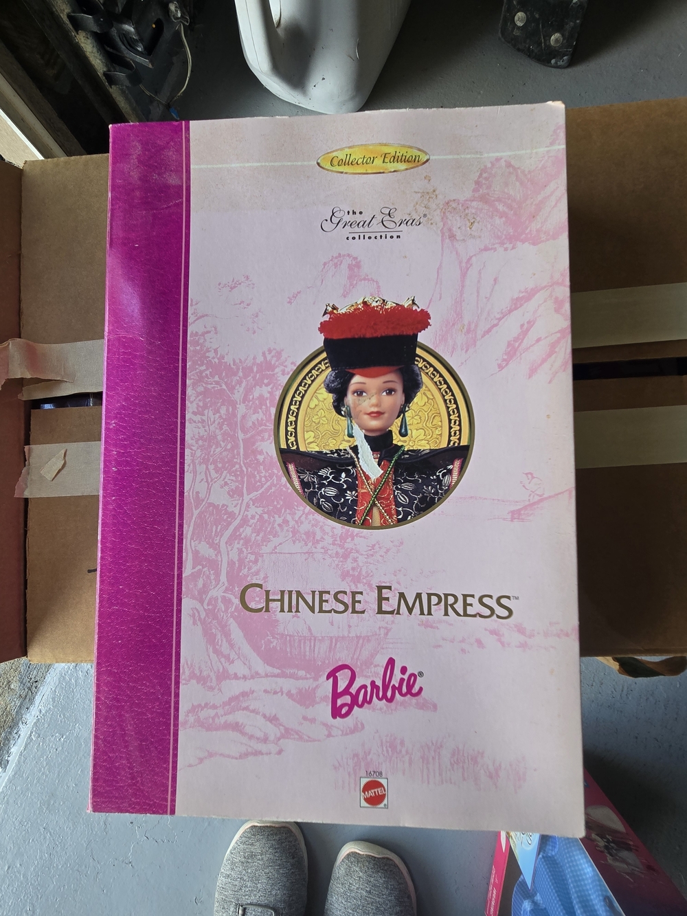 Barbie Chinese Empress Collector Edition Doll Box - Pink